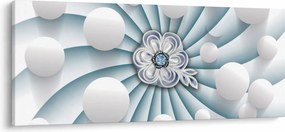 Obraz umelecké abstrakcie (120x50 cm)