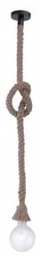 Leuchten Direkt 15481-18 - Luster na lanku ROPE 1xE27/60W/230V