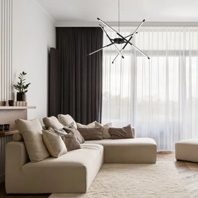 Rabalux 72338 - LED Luster na lanku HENLI2 LED/40W/230V 3000K čierna