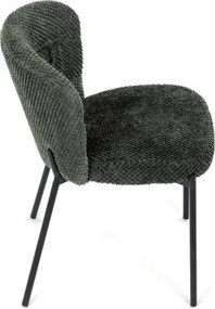 Jedálenská stolička bouclé, zelená CT-W1077 GRN2