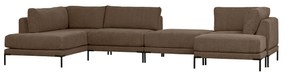 Modulový pouf k pohovke Couple 100 cm 44 × 100 × 100 cm