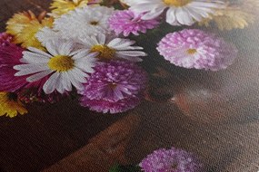Obraz zátišie s jesennými chryzantémami Varianta: 90x60
