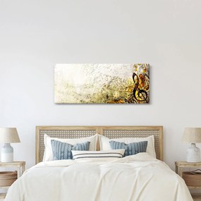 Obraz - Sila hudby (120x50 cm)