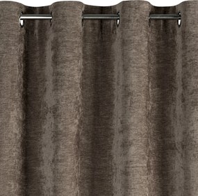 ZÁVES NA KRÚŽKOCH VANI 140X250 CM BÉŽOVÁ