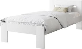 Jednolôžková posteľ 90 cm Matilly (biela). Vlastná spoľahlivá doprava až k Vám domov. 1092483