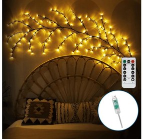 Aigostar - LED Nástenná dekorácia 144xLED/5W/5V teplá biela