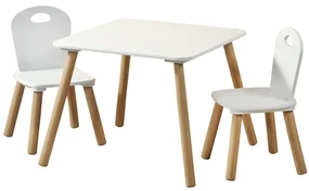 Kesper 17712 Detský stôl a 2 stoličky White