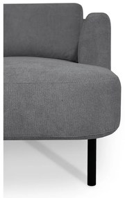 Tmavosivá rohová pohovka (ľavý roh/do "U") Hero – Scandic