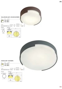 Redo 90006 - LED Vonkajšie stropné svietidlo SKOR LED/16W/230V IP54 hnedá