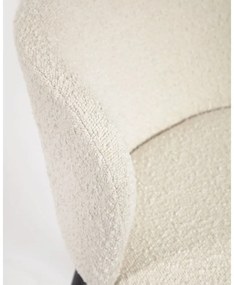 Biela barová stolička (výška sedadla 65 cm) Ciselia – Kave Home
