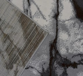 Koberec Lotus 9302 GREY – sivý s abstraktným vzorom Rozmer: 40x60 cm