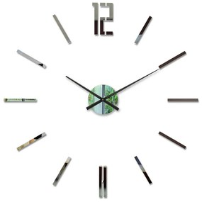 Moderné nástenné hodiny CARLO MIRROR HMCNH057-mirror