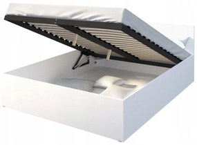 GL Jednolôžková posteľ s úložným priestorom Buster 120x200 - biela