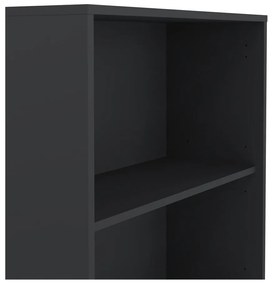 Antracitová knižnica 80x205 cm Sign – Tvilum