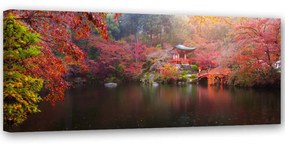 Gario Obraz na plátne Japonsko vo farbách jesene Rozmery: 90 x 30 cm