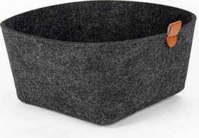 Úložný košík LifeStyle 22x22 cm, tmavo šedý%