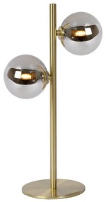 Lucide 45574/02/02 - Stolná lampa TYCHO 2xG9/28W/230V zlatá