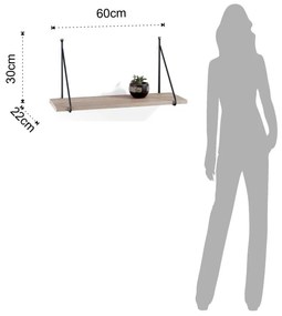 Nástenná polica Tomasucci Fast