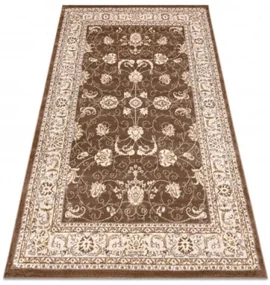 Koberec MEFE 2312 Ornament, ramka - tmavý béž