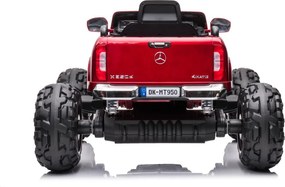 LEAN CARS Autobatérie Mercedes DK-MT950 4x4 Červená farba