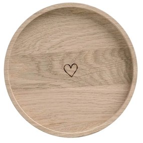 Eulenschnitt Drevený podnos Heart ø 16 cm