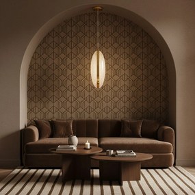 Toolight Toolight, LED závesné svietidlo, 7W, 4000K, 4500lm, G131-CP, zlatá, OSW-02605