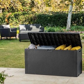 Keter Záhradný úložný box Emily, 270 l, antracit