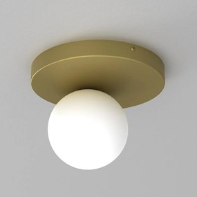 EUlight Stropné svietidlo Bibione, 1x biele sklenené tienidlo, g