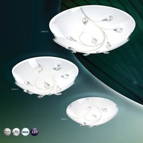 GLOBO 40404-3 - Stropné svietidlo BURGUNDY 3xE27/40W/230V