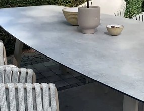 Manolo jedálenský stôl 240x103 cm svetlosivý