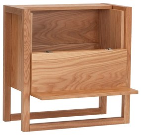 Vinotéka z dubového dreva v prírodnej farbe 59x60 cm NewEst - Woodman