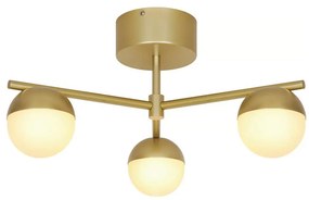 Nordlux - Prisadený luster CONTINA 3xG9/5W/230V mosadz