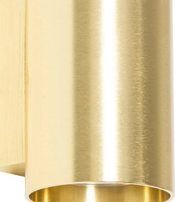 Inteligentná nástenná lampa zlatá okrúhla vrátane 2 Wifi GU10 - Sandy