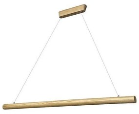 LED Luster na lanku LED/22W/230V 4000K 120 cm jaseň/masív