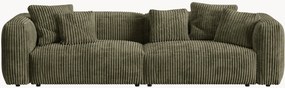 Modulárna pohovka v menčestrovom vzhľade Martina (4-miestna), Š 320 cm