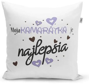 Sablio Vankúš Moja kamarátka je najlepšia: 40x40 cm