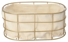 Košík DUNCAN zlatý 810256