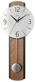 Drevené sklenené kyvadlové hodiny JVD NS22017/78, 60cm