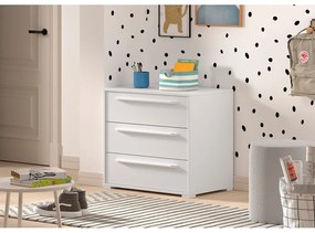 Biela detská komoda 68x62x43 cm Sam – Vipack