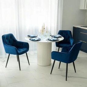 Jedálenská stolička NEVADA zamatová, granátová