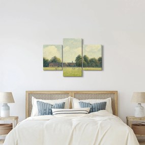 Obraz - Camille Pissarro, Hampton Court Green, reprodukcia (90x60 cm)