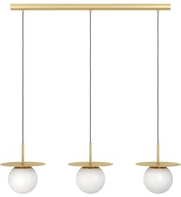 Eglo 39953 - Luster na lanku ARENALES 3xE27/40W/230V zlatá