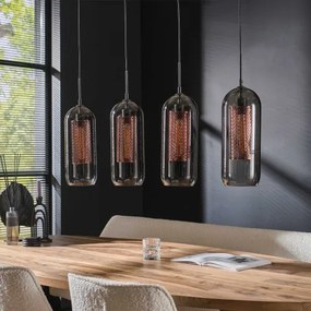 Luster 78-31 4L Smoke Glass  - Komfort-nábytok