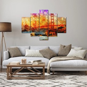 Obraz - Golden Gate, San Francisco, Kalifornia (150x105 cm)