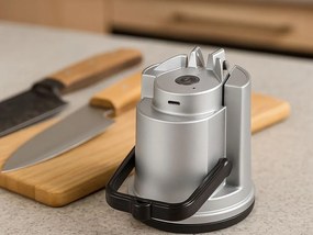 Elektrický ostrič nožov a nožníc s technológiou motorového brúsenia s USB nabíjaním - VERK