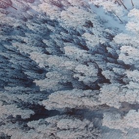 Obraz zasnežených stromov (90x60 cm)