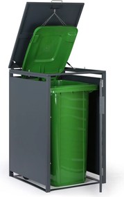 Prístrešok na popolnicu 240 l, 1160 x 695 x 800 mm, dekor dreva