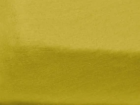 Jersey plachta do detskej postieľky žltá 60x120 cm