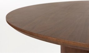 Okrúhly jedálenský stôl v dekore orecha ø 120 cm Laurent – White Label