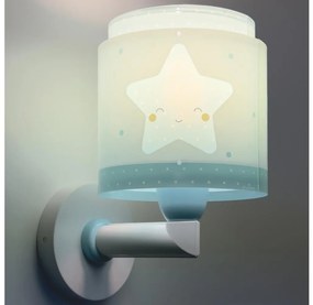 Dalber 76019T - Detské nástenné svietidlo BABY DREAMS 1xE27/15W/230V modrá
